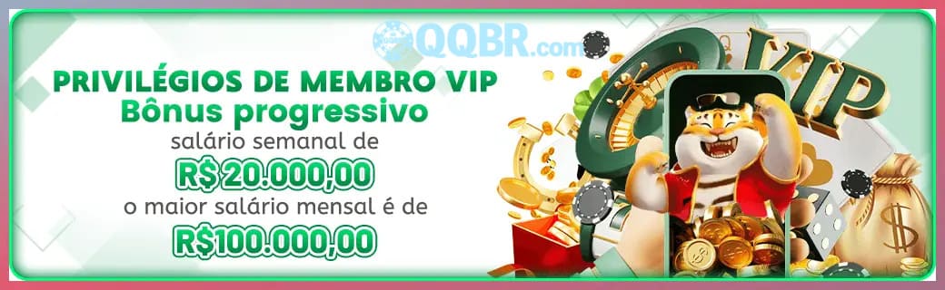 QQBR bônus — cashback 15 por cento e níveis VIP
